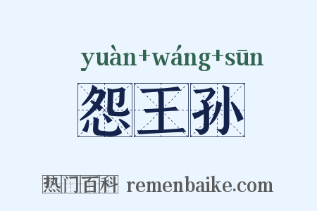 怨王孙是什么意思的图片